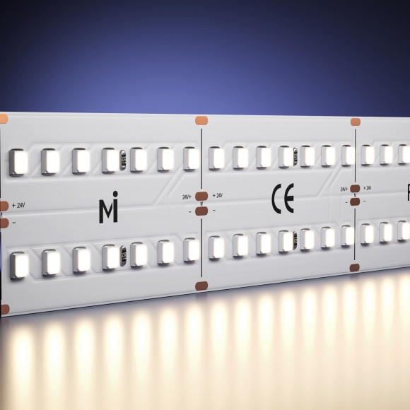 Светодиодная лента Ultra 24В 2835 30Вт/м 3000К 2,5м IP 20 201117