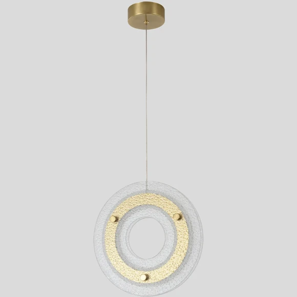 Светильник подвесной Crystal Lux DIEGO SP25W LED BRASS
