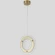 Светильник подвесной Crystal Lux DIEGO SP25W LED BRASS