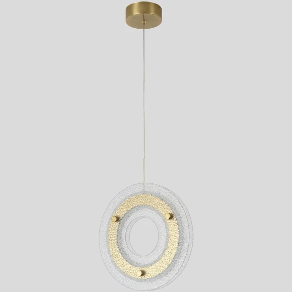 Светильник подвесной Crystal Lux DIEGO SP25W LED BRASS