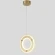 Светильник подвесной Crystal Lux DIEGO SP25W LED BRASS