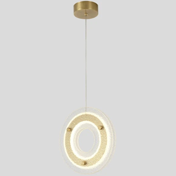 Светильник подвесной Crystal Lux DIEGO SP25W LED BRASS