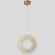 Светильник подвесной Crystal Lux DIEGO SP25W LED BRASS