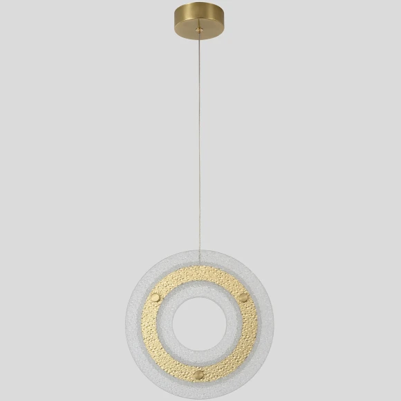 Светильник подвесной Crystal Lux DIEGO SP25W LED BRASS