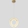 Светильник подвесной Crystal Lux DIEGO SP25W LED BRASS
