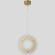 Светильник подвесной Crystal Lux DIEGO SP25W LED BRASS