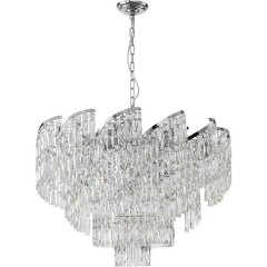Люстра подвесная хрустальная 2176/09/18P Stilfort, серия Sapparo Люстра подвесная хрустальная 2176/09/18P Stilfort, серия Sapparo