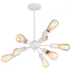 Люстра потолочная Lussole GRLSP-8269 KENNER IP21 под лампы 9xE27 90W Люстра потолочная Lussole GRLSP-8269 KENNER IP21 под лампы 9xE27 90W