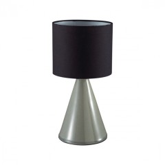 8132/1T MODERNI LN25 серый/черный, керамика/текстиль Настольная лампа Е14 1*40W 220V SEGI