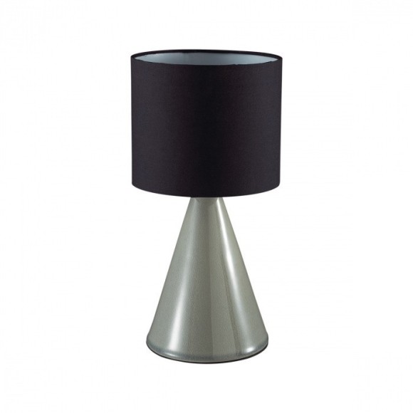 8132/1T MODERNI LN25 серый/черный, керамика/текстиль Настольная лампа Е14 1*40W 220V SEGI 8132/1T MODERNI LN25 серый/черный, керамика/текстиль Настольная лампа Е14 1*40W 220V SEGI