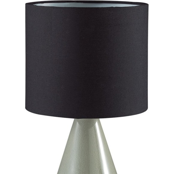 8132/1T MODERNI LN25 серый/черный, керамика/текстиль Настольная лампа Е14 1*40W 220V SEGI 8132/1T MODERNI LN25 серый/черный, керамика/текстиль Настольная лампа Е14 1*40W 220V SEGI