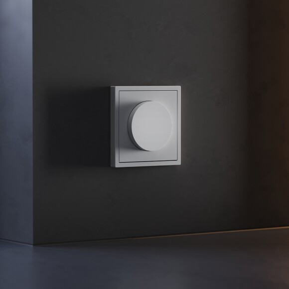 Накладка для светорегулятора поворотно-нажимного, S70 (серый)