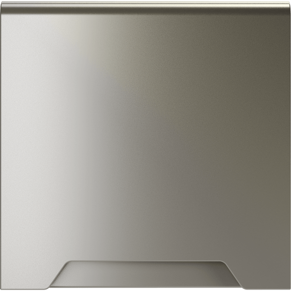 Накладка для розетки с заземлением, защитными шторками и крышкой, S70 (шелк)