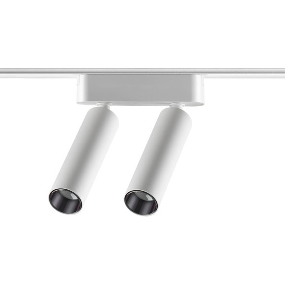 359087 Трековый магнитный светодиодный светильник Novotech SMAL 48V CRI90+ 4000К 1260Лм 24° 2*7W