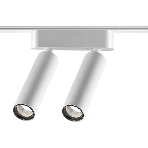 359087 Трековый магнитный светодиодный светильник Novotech SMAL 48V CRI90+ 4000К 1260Лм 24° 2*7W
