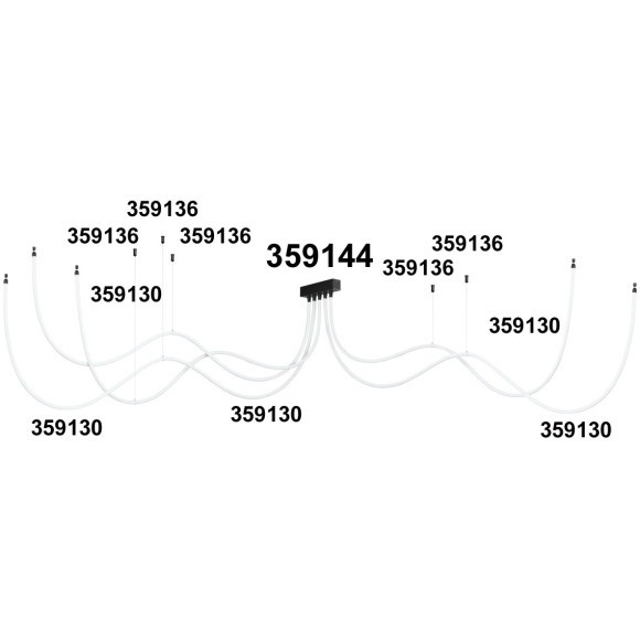 База для накладного монтажа светильников 359128-359133 RAMO 359144 База для накладного монтажа светильников 359128-359133 RAMO 359144