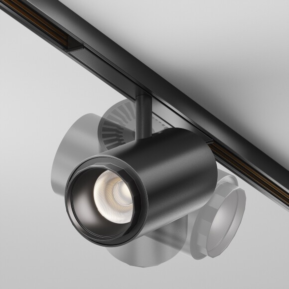 Maytoni EXILITY X TR244-12W4K-B Трековый светодиодный черный магнитный светильник цилиндр диаметром 5.5см, с DIP переключателем группы включения на корпусе и рег. угла рассеивания, LED 12Вт 4000K 1290Лм CRI90 10-45° IP20 48В Maytoni EXILITY X TR244-12W4K-B Трековый светодиодный черный магнитный светильник цилиндр диаметром 5.5см, с DIP переключателем группы включения на корпусе и рег. угла рассеивания, LED 12Вт 4000K 1290Лм CRI90 10-45° IP20 48В