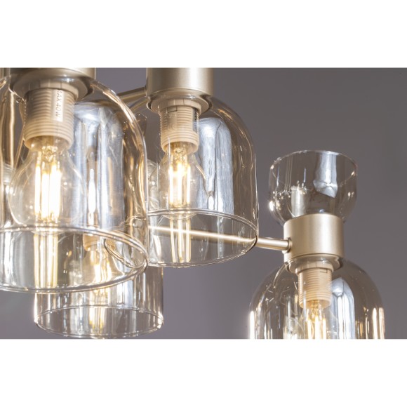 Люстра потолочная Freya FR5094PL-08G Isla под лампы 8xE14 40W