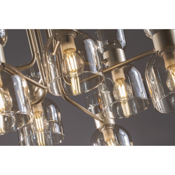 Люстра потолочная Freya FR5094PL-08G Isla под лампы 8xE14 40W