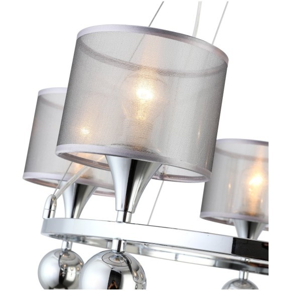SLE107103-05 Светильник подвесной Хром/Серебристый E14 5*40W PAZIONE