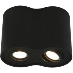 Накладной потолочный светильник Arte Lamp A5644PL-2BK FALCON под лампы 2xGU10 50W Накладной потолочный светильник Arte Lamp A5644PL-2BK FALCON под лампы 2xGU10 50W