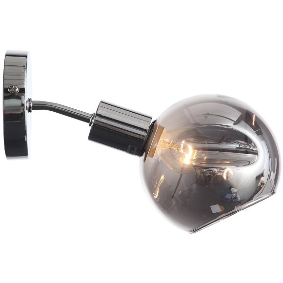 SLE155101-01 Светильник настенный Хром/Дымчатый E14 1*60W GENTORE