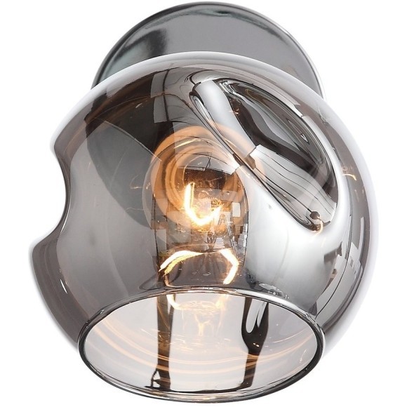 SLE155101-01 Светильник настенный Хром/Дымчатый E14 1*60W GENTORE