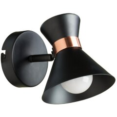 Спот настенный Arte Lamp A1406AP-1BK BALTIMORE под лампу 1xE14 40W Спот настенный Arte Lamp A1406AP-1BK BALTIMORE под лампу 1xE14 40W