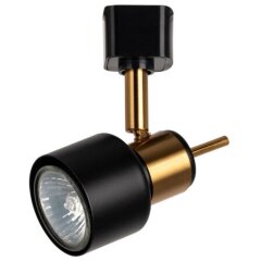 Однофазный двужильный трековый светильник Arte Lamp A1906PL-1BK ALMACH под сменную лампу GU10 Однофазный двужильный трековый светильник Arte Lamp A1906PL-1BK ALMACH под сменную лампу GU10