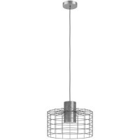 43649 Подвесной потолочный светильник (люстра) MILLIGAN, 1Х40W, E27, H1100, B380, сталь/цинк, белый