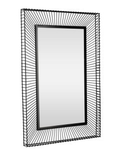 425016 MASINLOC Декоративное зеркало L545 B50 H1195 сталь черный 425016 MASINLOC Декоративное зеркало L545 B50 H1195 сталь черный