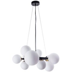 Подвесная люстра Arte Lamp GEMINI A2243SP-10BK Подвесная люстра Arte Lamp GEMINI A2243SP-10BK