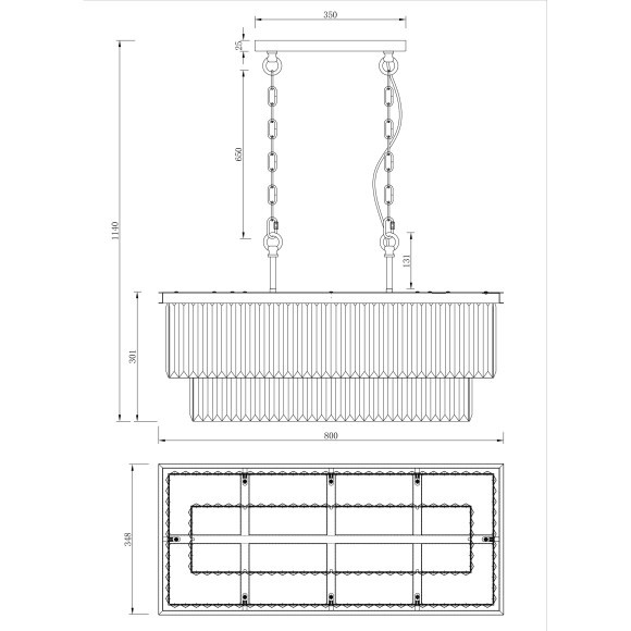Подвесной светильник Maytoni MOD085PL-08G Подвесной светильник Maytoni MOD085PL-08G