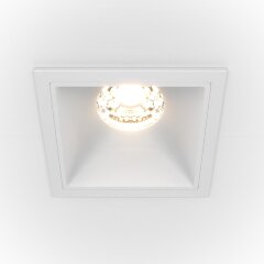 Встраиваемый светильник Maytoni DL043-01-10W3K-SQ-W Alfa LED светодиодный LED 10W