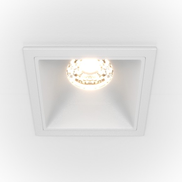 Встраиваемый светильник Maytoni DL043-01-10W3K-SQ-W Alfa LED светодиодный LED 10W