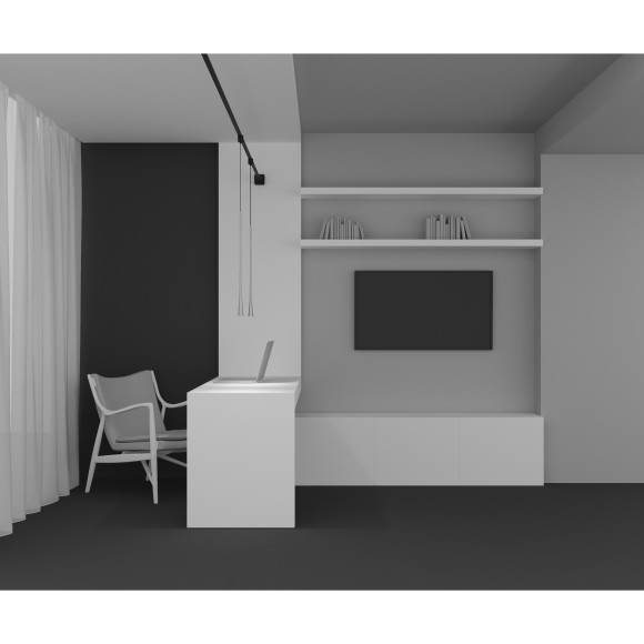 TR168-1-7W3K-M-BS Светодиодный светильник на резиновый шинопровод Maytoni Elasity CRI90+ 3000К 220Лм 38° 7Вт