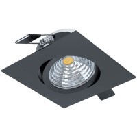 98611 Светодиодный встраиваемый светильник SALICETO димм. с рег-кой, 6W(LED), 88х88, 380lm, 3000K, алю
