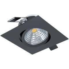 98611 Светодиодный встраиваемый светильник SALICETO димм. с рег-кой, 6W(LED), 88х88, 380lm, 3000K, алю