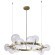 Люстра Crystal Lux AGATA SP15 V2 GOLD/TRANSPARENTE