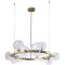 Люстра Crystal Lux AGATA SP15 V2 GOLD/TRANSPARENTE
