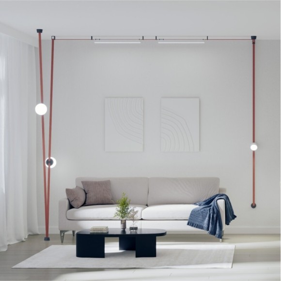 DK5553-BK Cветодиодный светильник на ременный шинопровод Denkirs Belty CRI90+ 3000К 850Лм 360° 10Вт