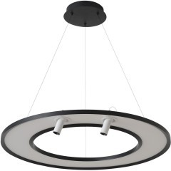 Светильник подвесной Crystal Lux CONTOUR SP50W LED BLACK 3800/250