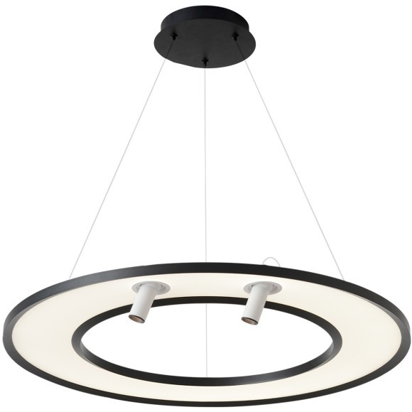 Светильник подвесной Crystal Lux CONTOUR SP50W LED BLACK 3800/250