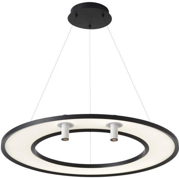 Светильник подвесной Crystal Lux CONTOUR SP50W LED BLACK 3800/250