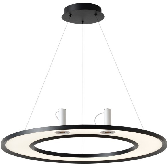 Светильник подвесной Crystal Lux CONTOUR SP50W LED BLACK 3800/250