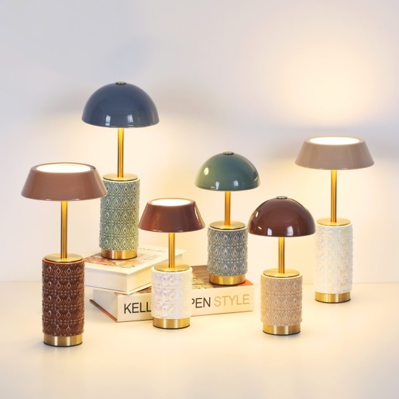 Настольная лампа беспроводная LED*3W 3000K LULU 5452/3TL