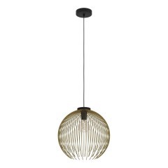 901003 Подвесной светильник VENEZUELA, 1х40W (E27), H1100, ?400, сталь / черный 901003 Подвесной светильник VENEZUELA, 1х40W (E27), H1100, ?400, сталь / черный