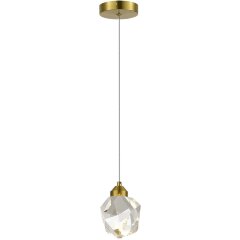 SL6114.203.01 Подвес ST-Luce Золотистый/Прозрачный LED 1*3W 3000K CASCATO SL6114.203.01 Подвес ST-Luce Золотистый/Прозрачный LED 1*3W 3000K CASCATO