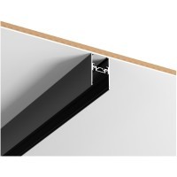 ST068.419.00 Магнитный накладной-подвесной шинопровод 1м черный ST Luce Skyflat