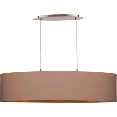SLE300553-03 Светильник подвесной Никель/Темно-бежевый, Золотистый E27 3*40W BRESCIA SLE300553-03 Светильник подвесной Никель/Темно-бежевый, Золотистый E27 3*40W BRESCIA